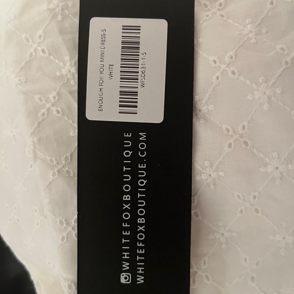 White Fox Mini Dress - Picture 6 of 6